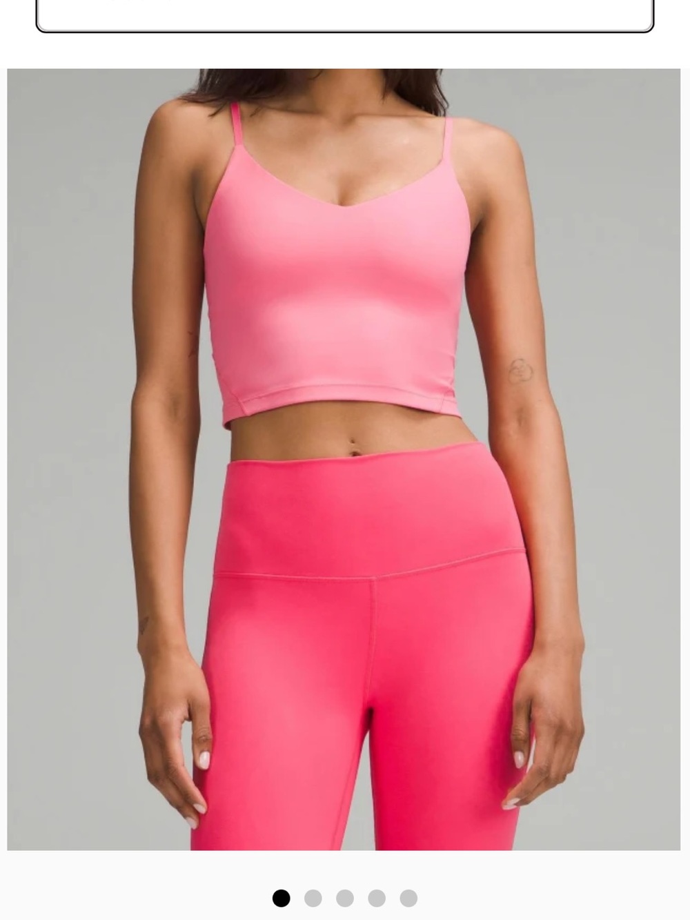 Lululemon pink align tank top